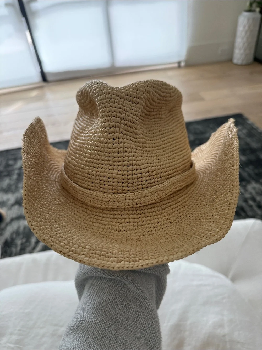 Janessa Leone Woven Straw Cowboy Hat